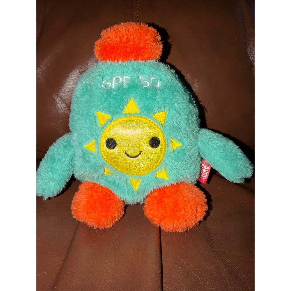 BumBumz PoolBumz Sunny the Sunscreen SPF 50 Teal Orange Plush Russ Berrie